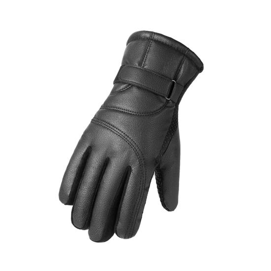 1 Pereche Mănuși Termice de Călărie Impermeabile Rezistente la Vânt Mănuși cu Ecran Tactil Lână Termică Alergare Schi Muncă Mănuși Motocicletă pentru Vreme Rece