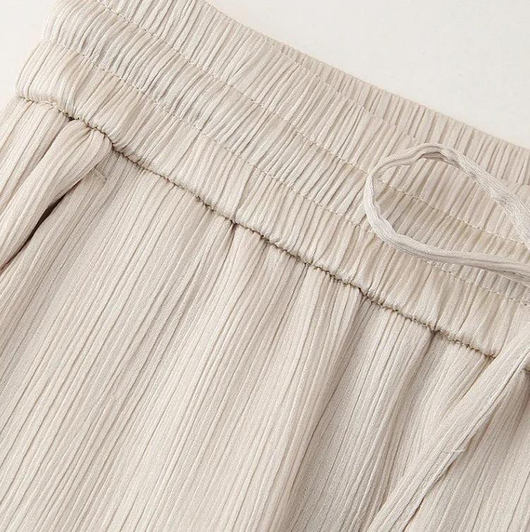 Europäisches und Amerikanisches Damen Freizeit-Blazer und Lange Hosen Set - Knitter-Stil