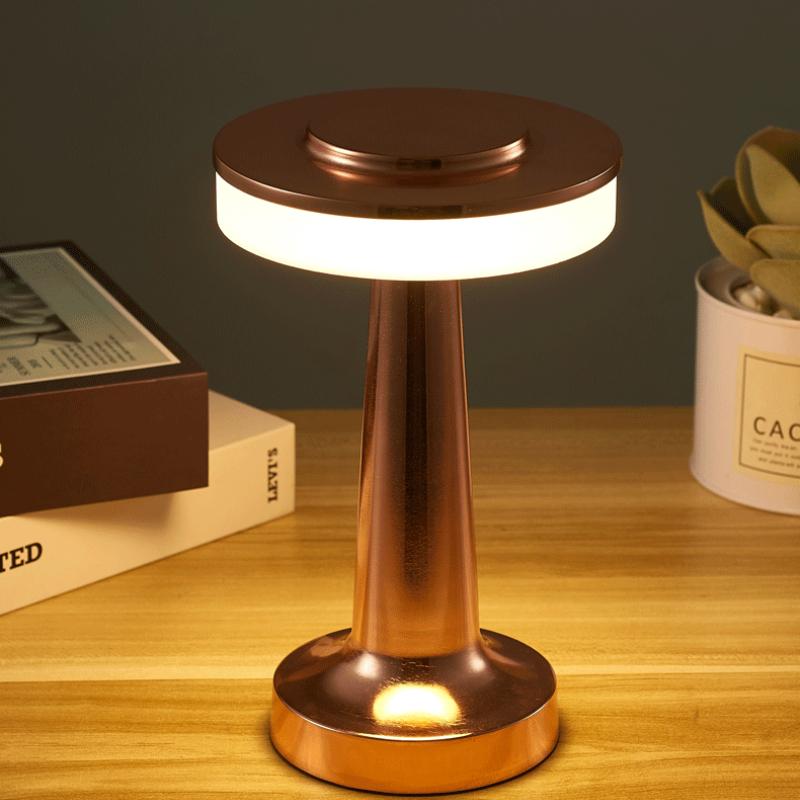 Touch Led Charging Table Lamp Creative Dining Hotel Bar Coffee Table ...