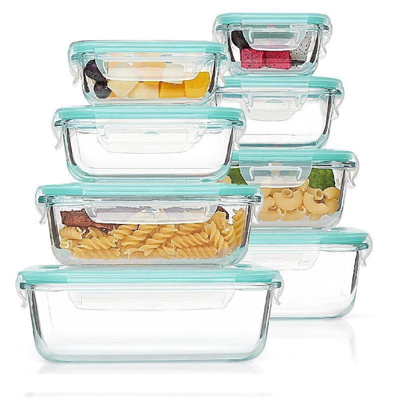 Borosilicate Glass Food Storage & Microwave Safe Bento Box Set