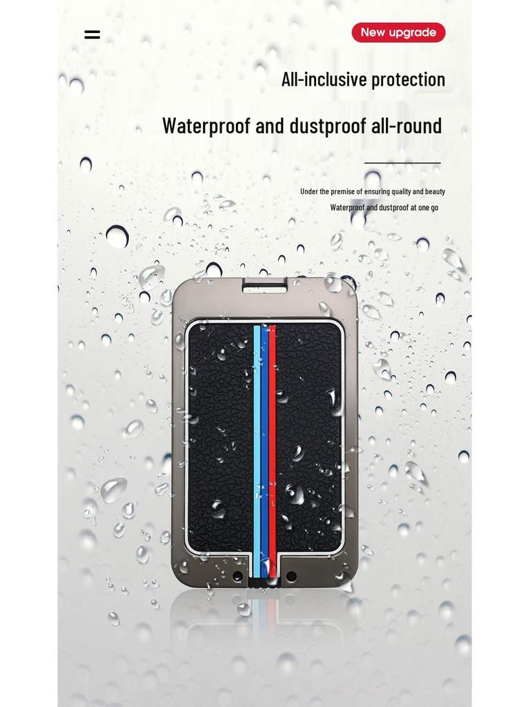 High-End Aluminum Alloy Key Cover for BYD Han EV, Qin, Song Pro, and Han DM