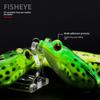 5g8g12g Frog Crank Fishing Baits Super Soft Double Hook Design Artificial Floating Multicolor