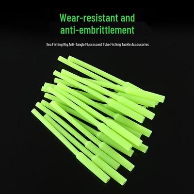 Anti-Tangle European Luminous Sea Fishing Tube Accessory - Night Fishing Fluorescent PVC Sleeve