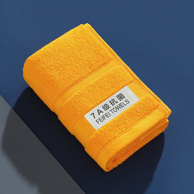 100% A-Grade Antibacterial Cotton Bath Towel - Thick, Soft, Absorbent, Quick-Drying, Adult Size Washcloth