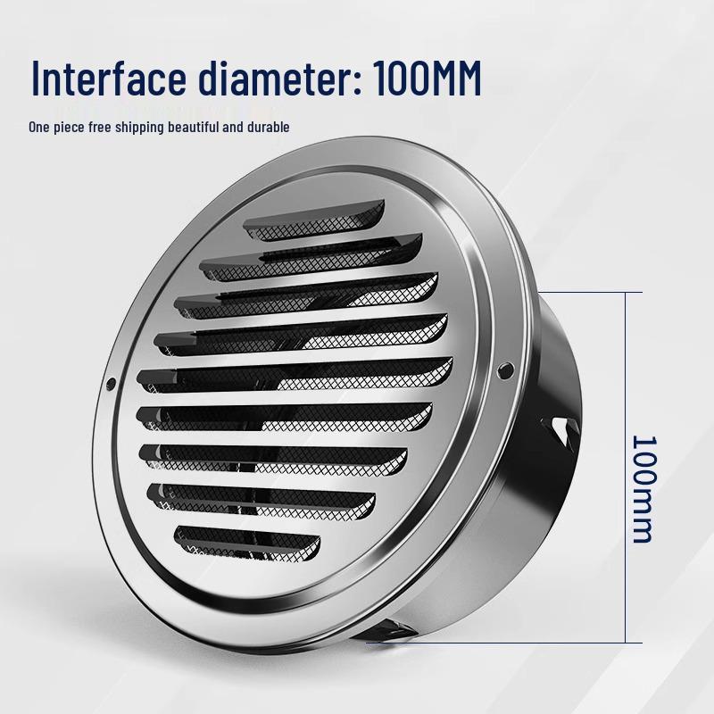 

Stainless Steel Windproof Exterior Vent Cap for Range Hood Exhaust Systems