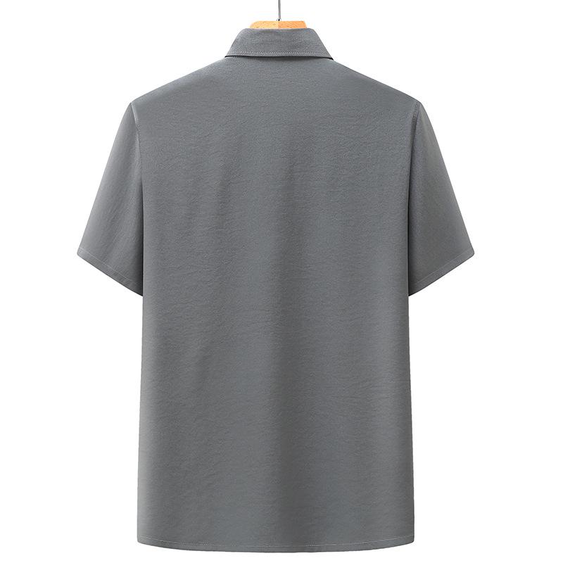 Men's Chinese Style Tang Suit Grandpa Shirt & Pants Set - Ethnic Hanfu for Middle-Aged & Elderly