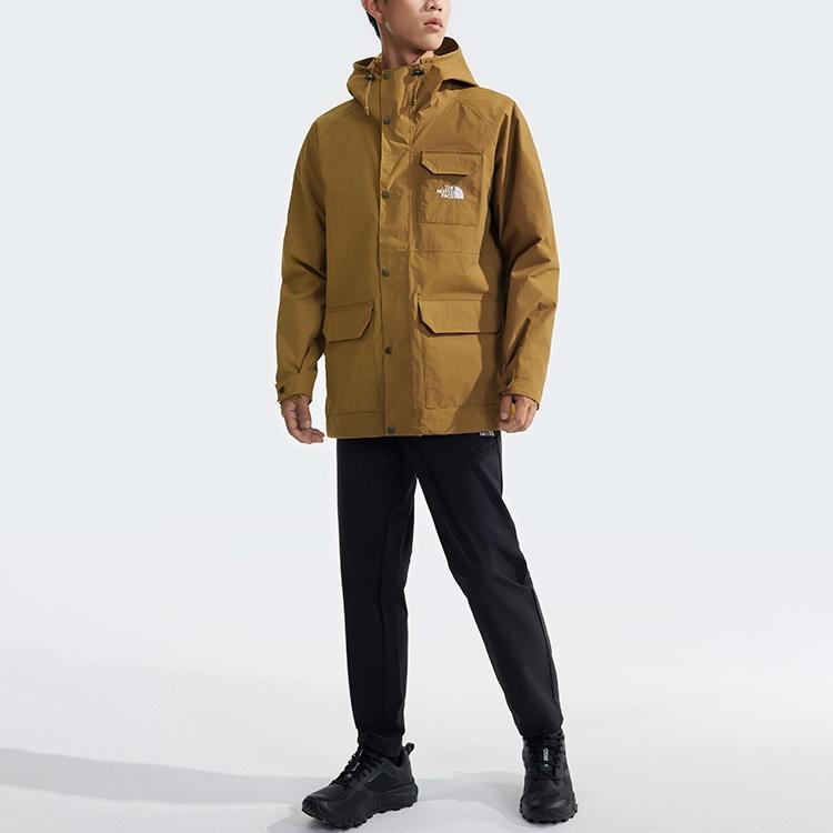 THE NORTH FACE Urban Exploration Waterproof, Windproof, And Breathable Windbreaker Jacket Unisex Brown NF0A88RA-8W0