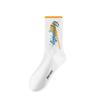 Men's Pure Cotton Mid-Calf Deodorant Sports Socks - Sweat-Absorbent & Breathable for Autumn/Spring
