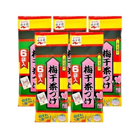 Nagatanien Umeboshi Chazuke 6 Bags (5 Sets)