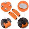 Seven Teeth Velcro Ice Claw Climbing Snow Mountain Snow Ground Anti Slip Seven Teeth Velcro Adjustable Ice Claw Sports Equipment