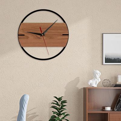 Modern Minimalist Wall Clock Home Decor Fashionable Round Decorative Silent for Cafe Shop