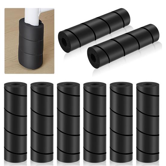 4Pcs Spiral Furniture Leg Protector Non-Slip Floor Protection Anti-collision Reusable Universal Noise Reducing Bed Sofa Chair Table Leg Protective