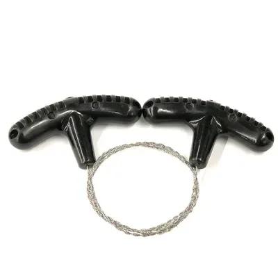 

1 PC Hand Wire Saw Chain Saw Rope Saw Wire Saw Survival Saw Field Survival Equipment Outdoor Survival Supplies чорний