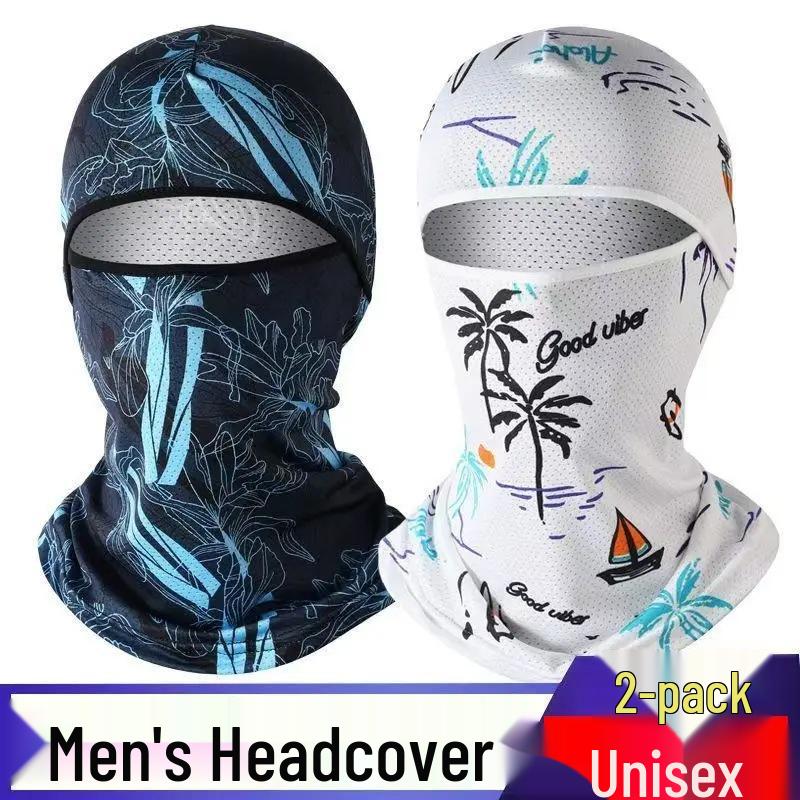 Anti-Burn Ice Silk Welding Headgear: Sweat-Absorbing Full Face & Neck Protection