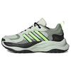 Maxxwavy Thick Sole Versatile Fabric Non-Slip Low-Top Casual Running Shoes Unisex Sneaker Black Green IF8750