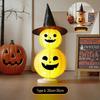 Halloween Light-Up Pumpkin Lantern Ornaments for Festive Decor