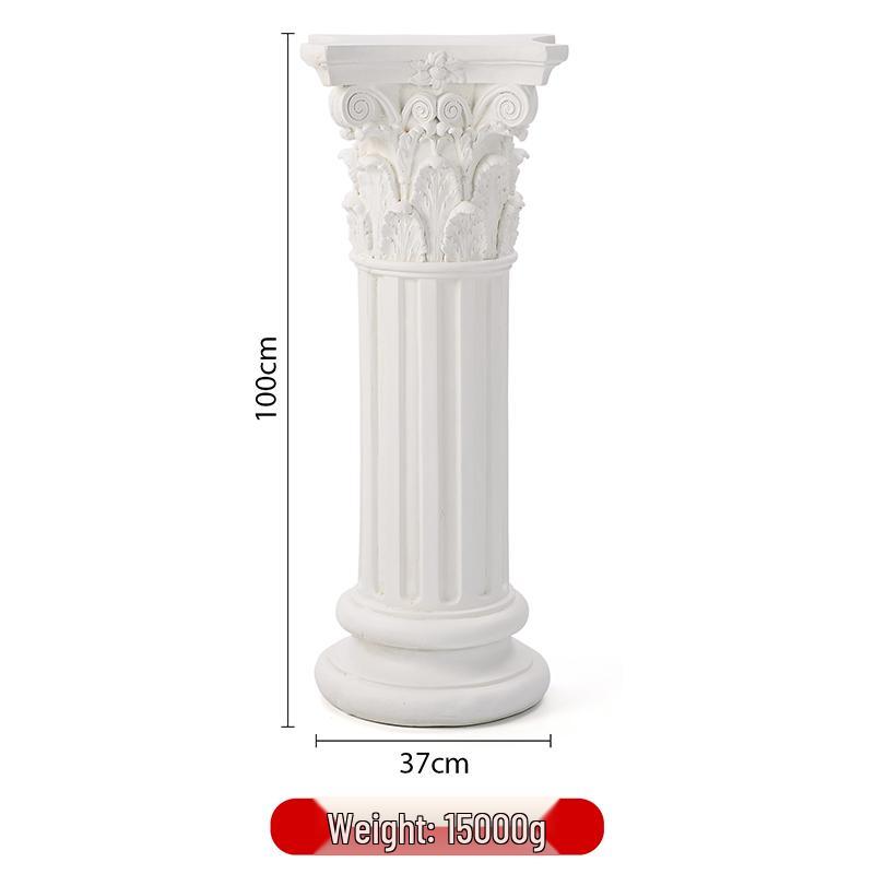 Europäischer Römischer Säulen Blumentopf: Retro Garten Hochzeitsdekoration Ornament