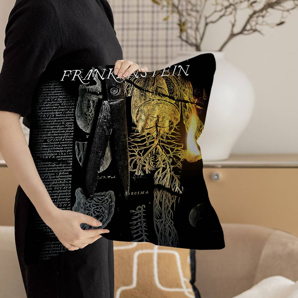 Vintage Frankenstein Monsters Movie Pillowcase Toon Gift Cushion Cover Bedroom Home Sofa Chair Seat Decor Pillow Case