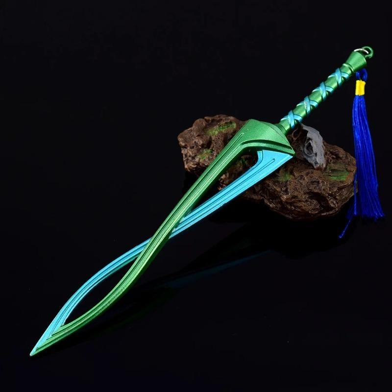 21cm Tears of The Kingdom Weapon Sword Game Merchandise Sword Weapon Miniature Sword Key Ring Presents Ornaments Playthings for Boys Collect