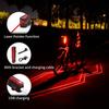 Road Bike Security Light Rechargeable Bicycles Light Night Cycling Tail Light Essential Accessory for Bicycles Security