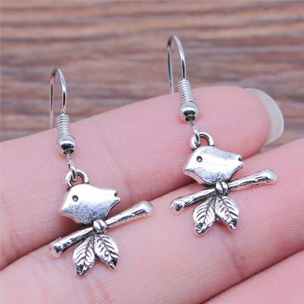 53 Styles Bird Earrings For Women Vintage Owl Dove Peacock Phoenix Swallow Feather Hummingbird Flamingo Parrot Earrings