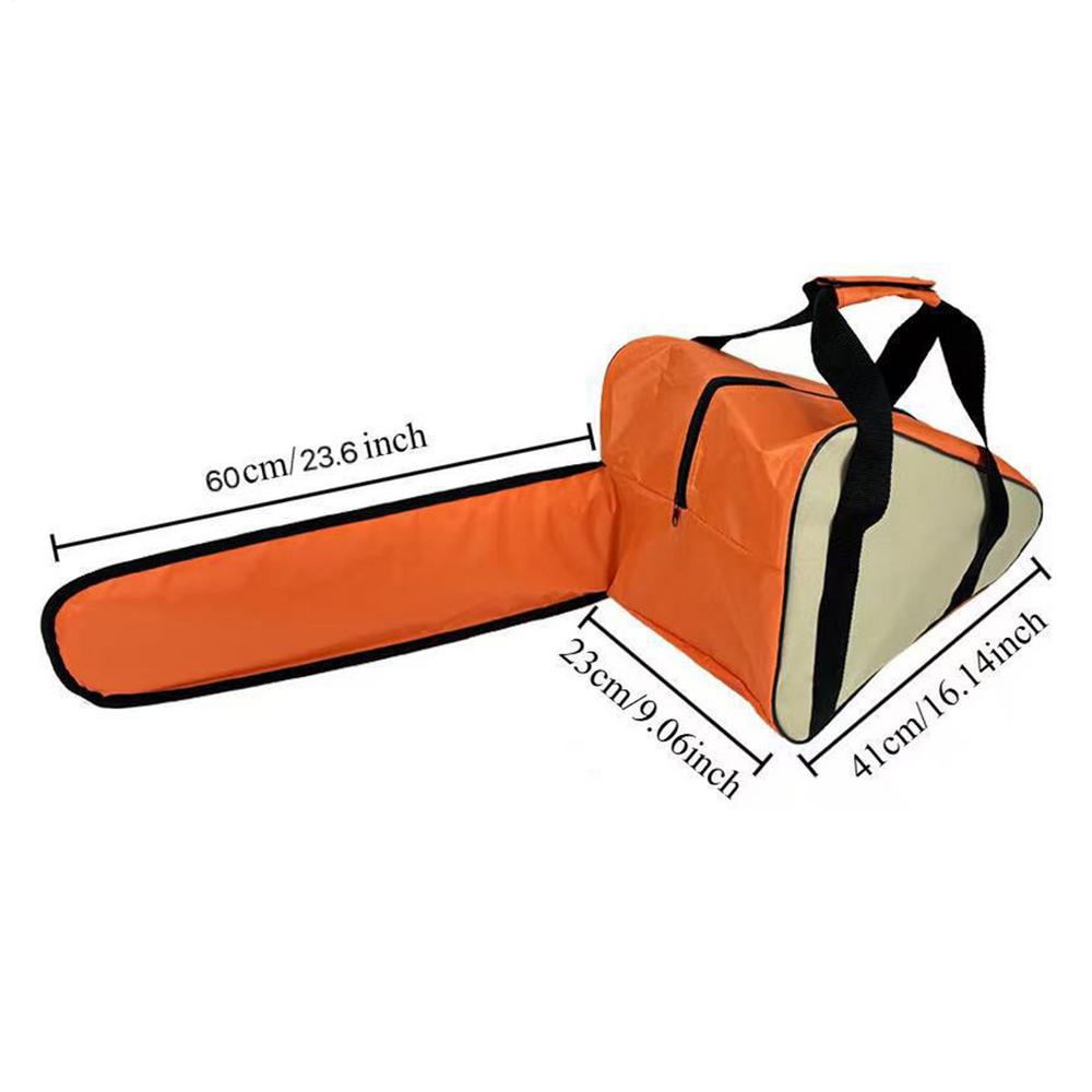 20inch Chainsaw Bag Waterproof Durable Chainsaw Carrying Case Oxford Cloth Woodworking Tool Bag Portable Protection Storage Bag оранжевый