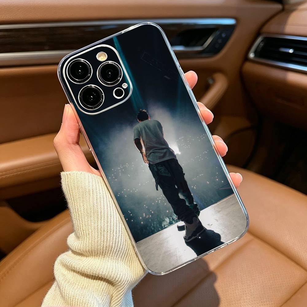Sänger M-Milo J Handyhülle für iPhone 17, 16, 15, 14, 13, 12, 11, Pro Max, Plus, Weiche Silikon-Transparenthülle