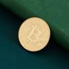 Gold Plated Bitcoin Coin Collectible Art Collection Gift Physical Commemorative Casascius Metal Antique Imitation Happy Birthday