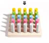 Montessori Sensory Integration Cylinder Peg Toy: Early Learning Educational Building Blocks for Kids.