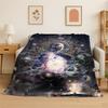 Rainbow Chakra Yoga Mandala Meditation Flannel Blanket Soft Throw Blanket for Bedroom Living Room Bed Travel Camping Picnic Nap
