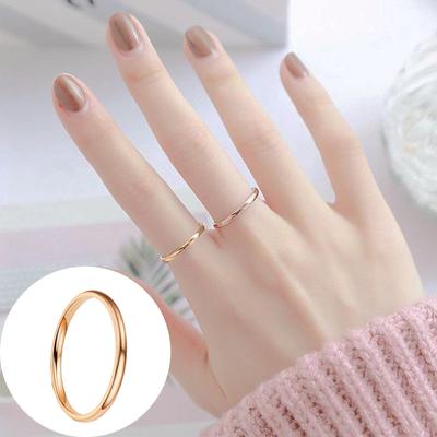 (Ssejrn)Ehering aus titanbeschichtetem Ring, Ehering, Verlobungsring