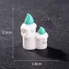 Halloween Decoration Accessories Miniature Figurines Mummy Skull Rabbit Magic House Ghost Pumpkin Desktop Scene Decor Set 8Pcs