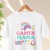 Gamer Mom Shirt and Kids Tshirt, Cute Kawaii Gaming Tee, for Women Funny Gamer Girl T-Shirt and Kids Tshirt, Mom Gift Video Game Lover Aesthetic Tee