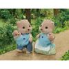 EPOCH Sylvanian Families Otter Family Doll Set 4 Figures Collectible Toys