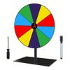 Wheel Prize Game Turn Plate Lucky Draws Rotating Wheels Desktop Prize Turn Plate for Party Teaching Activity Supermarkets