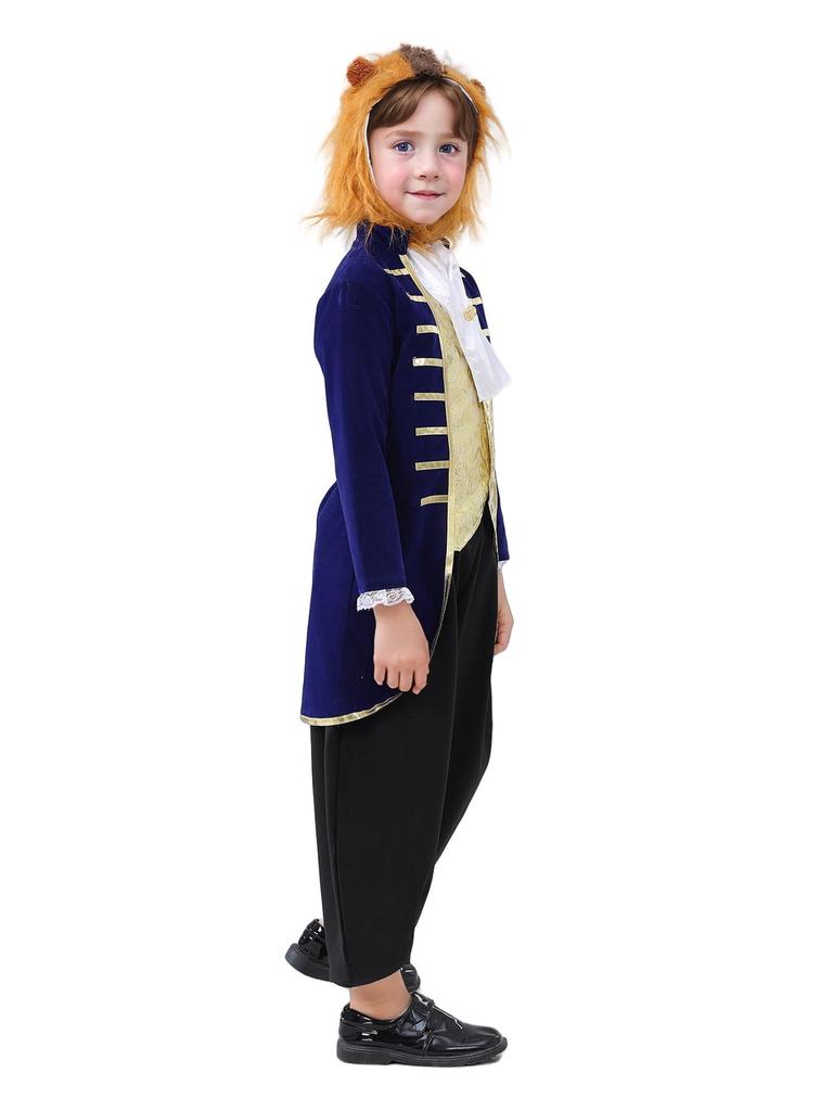 Kostium Cosplay Postaci z Bajki dla Dzieci: Piękna i Bestia