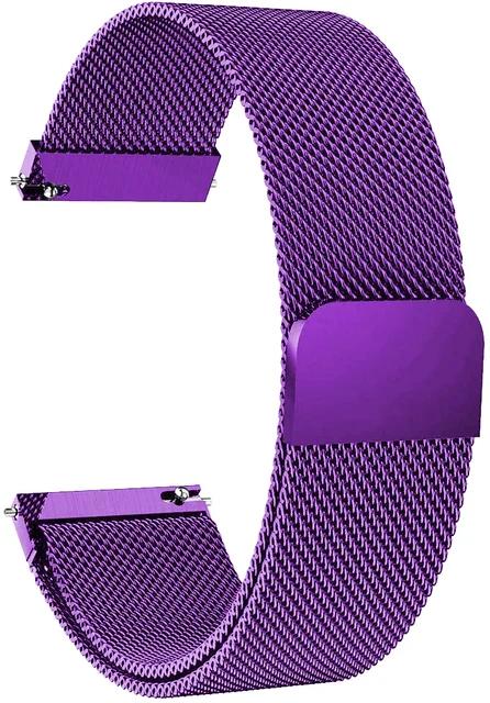 20/22mm Magnetic Milanese Strap for Samsung Galaxy Watch 7 6 5 4 40 44mm Gear S3 Stainless Steel Band for Huawei 4 GT3 Bracelet