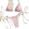2025 Women’s High-End Tie-Up Sexy Bikini Swimsuit - New Style Two-Piece