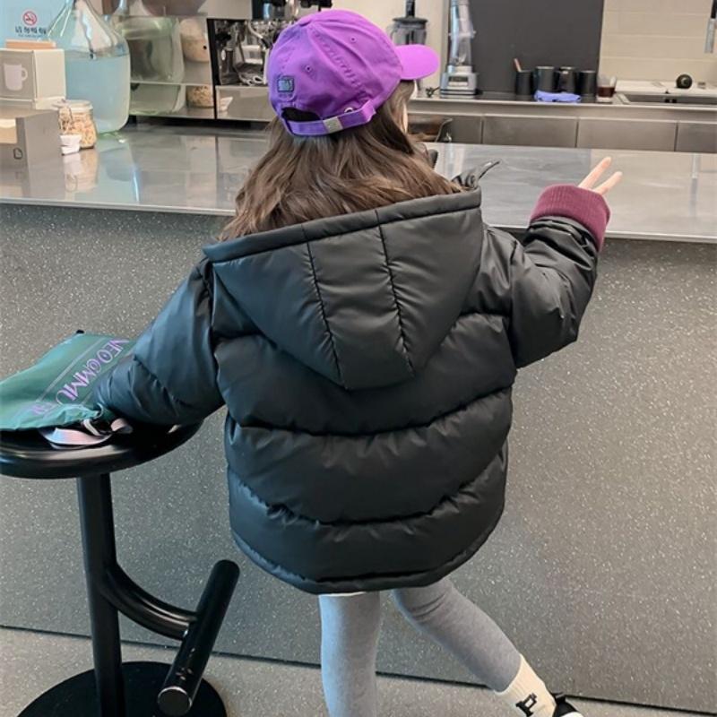 Girls Coat Overcoat Jacket Windbreak Outerwear Charming Winter Autumn Warm Cotton School Sport Teenagers Children's Clothin