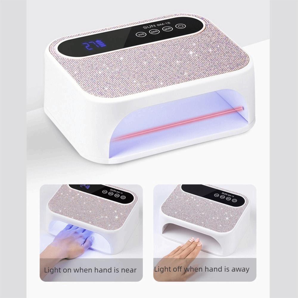 Portable Cordless UV Nail Lamp Rechargeable UV Light Nail Art Dryer UV LED Nail Light  Home Use