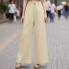 ZANZEA Women Casual Solid Color Loose Wide Leg Pants