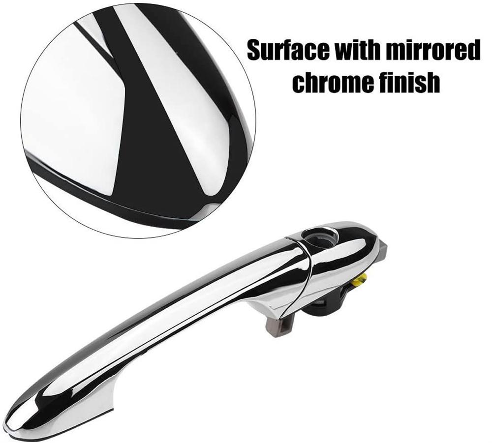 For 12-20 Fiat 500 Front Driver Side Exterior Outside Chrome Door Handle Left x1