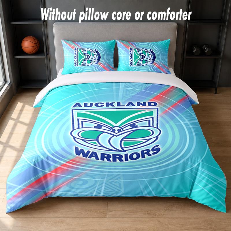Wigan Warriors Design Bed Bedding Set 1 Duvet Cover + 2 Pillowcases Soft Breathable Household Bed Linens