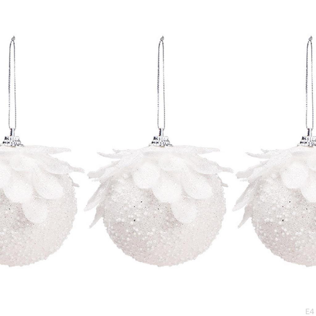 2 Pieces/3 Pieces Ball Decor Door Gadgets Wreath Pendants Foam Tree Hanging Balls for Party Wedding