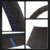 Suede Car Steering Wheel Cover Universal 38cm Leather Braid For Steering Wheel Hand Sewing Auto Steering Wrap With Needle