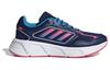 adidas Galaxy Star M Cushioning, Wear Resistant Low Top Running Shoes Women's Blue IF5401