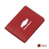 gpefa5 1Pc Car Driver License Cover Anti-Fur Credit Card Holder For Chevrolet Camaro Equinox Traverse Montana Silverado Malibu SS decal