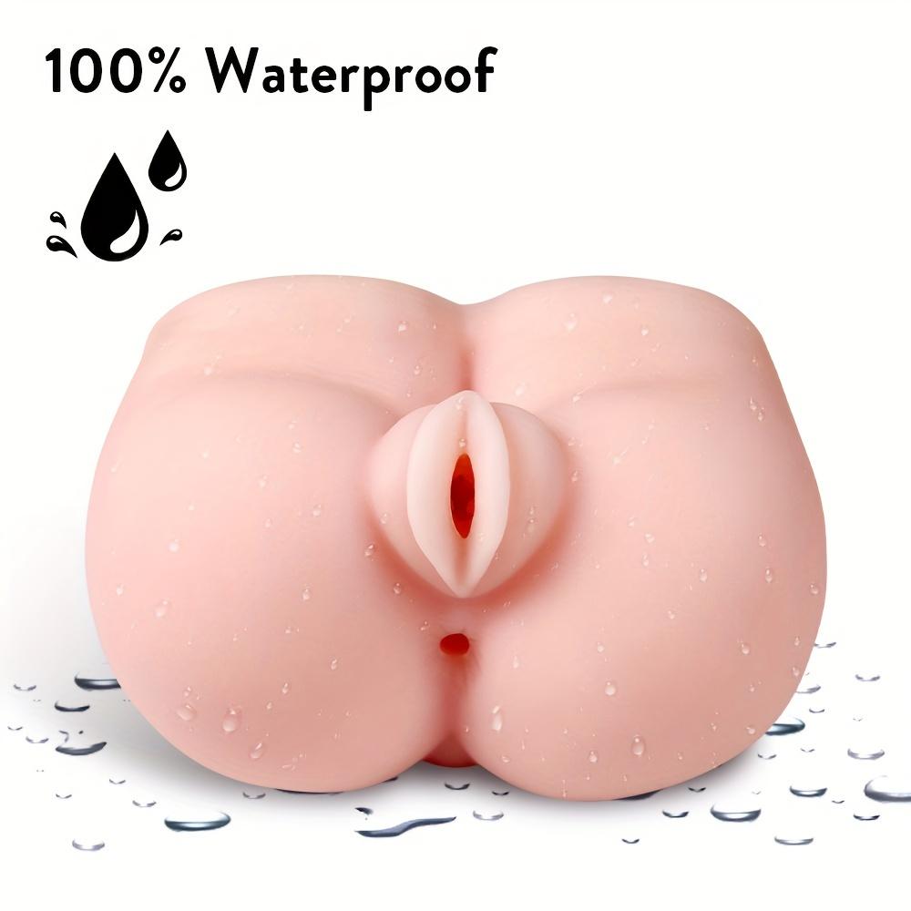 1pc Male Masturbator, Pocket Pussy Masturbators With Realistic Textured Tight Vaginal And Anus For Penis Stimulation Adult Pleasure Sex Toy For Men