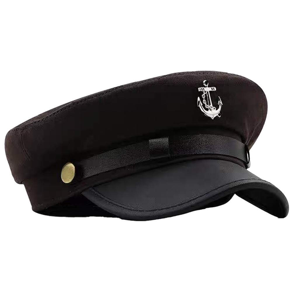 Wool Beret Hat Unisex Warm Sailor Hat Men and Women Hat Casual Wear Hat for Men and Women