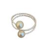Elegant Multi-layer Faux Pearl Ring for Women - Versatile, High-end Design